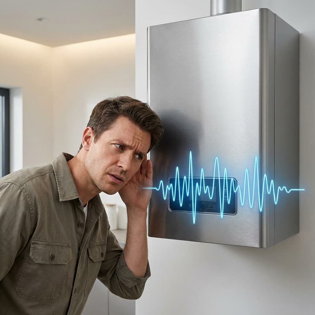 Ma chaudière fait un bruit de claquement (ou siffle) : 5 causes et solutions immédiates