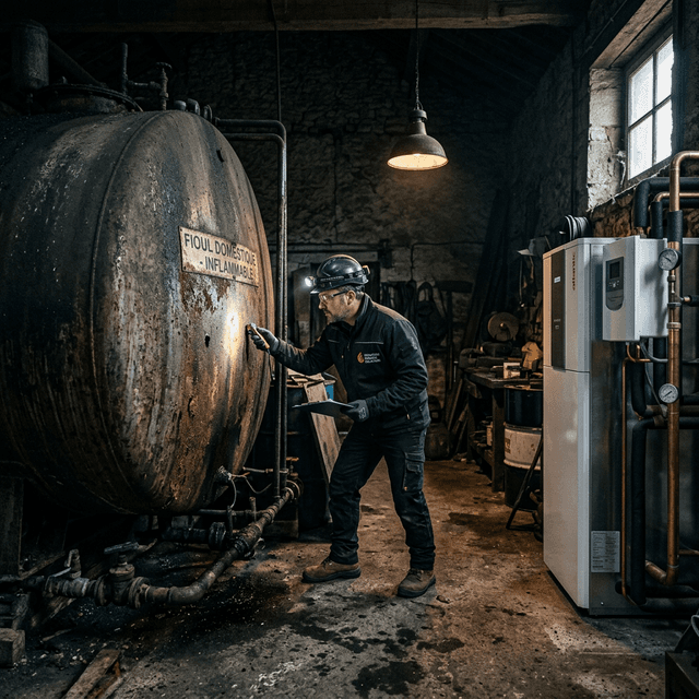 Chaudière au fioul : Interdictions, dépose de cuve et meilleures alternatives en 2026