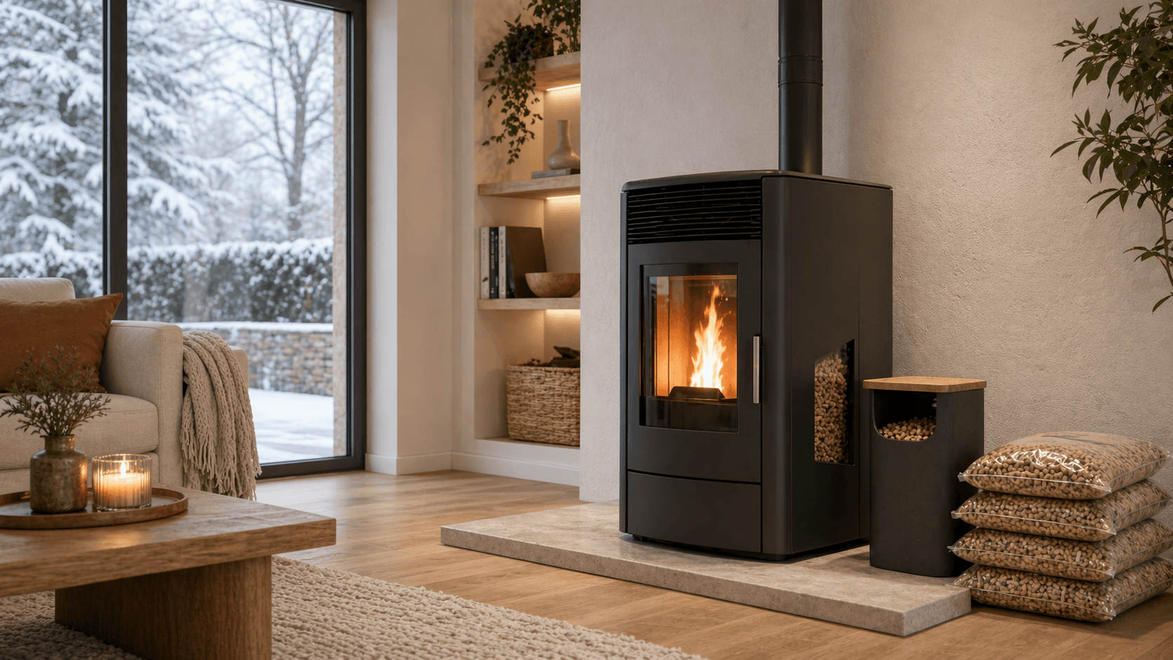Poêle à granulés : prix, rendement et aides 2026 pour chauffer sa maison