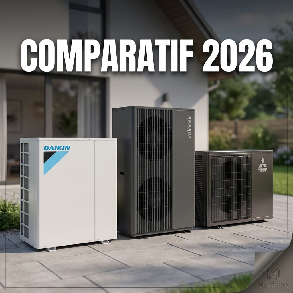 Marques : Daikin vs Atlantic vs Mitsubishi (Le Comparatif 2026)