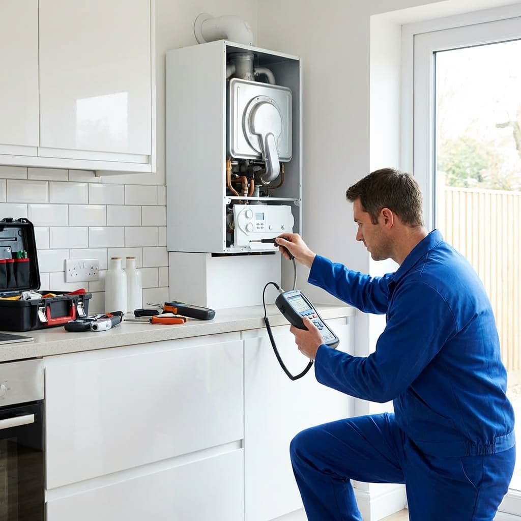 Technicien chauffagiste entretien chaudière gaz